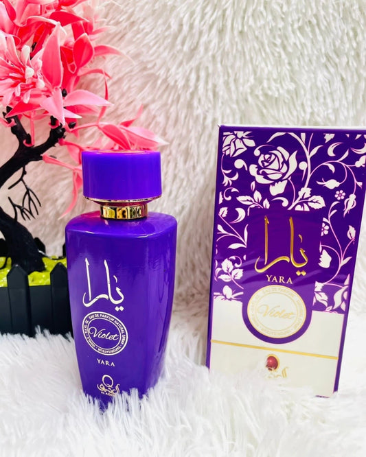 Yara Violet Perfume – Elegant Floral Fragrance for Women
